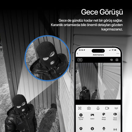 Akıllı Kamera Dış Mekan Wi-Fi