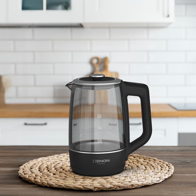 Akıllı Cam Kettle 1.7 L Siyah