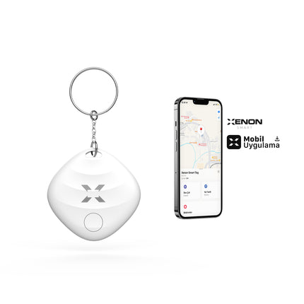 Smart Tag Akıllı Takip Cihazı Beyaz
