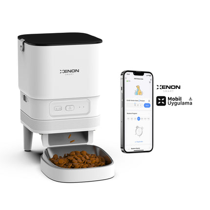 Akıllı Mama Kabı, Akıllı Su Pınarı ve Yedek Filtre 3'lü Pet Seti