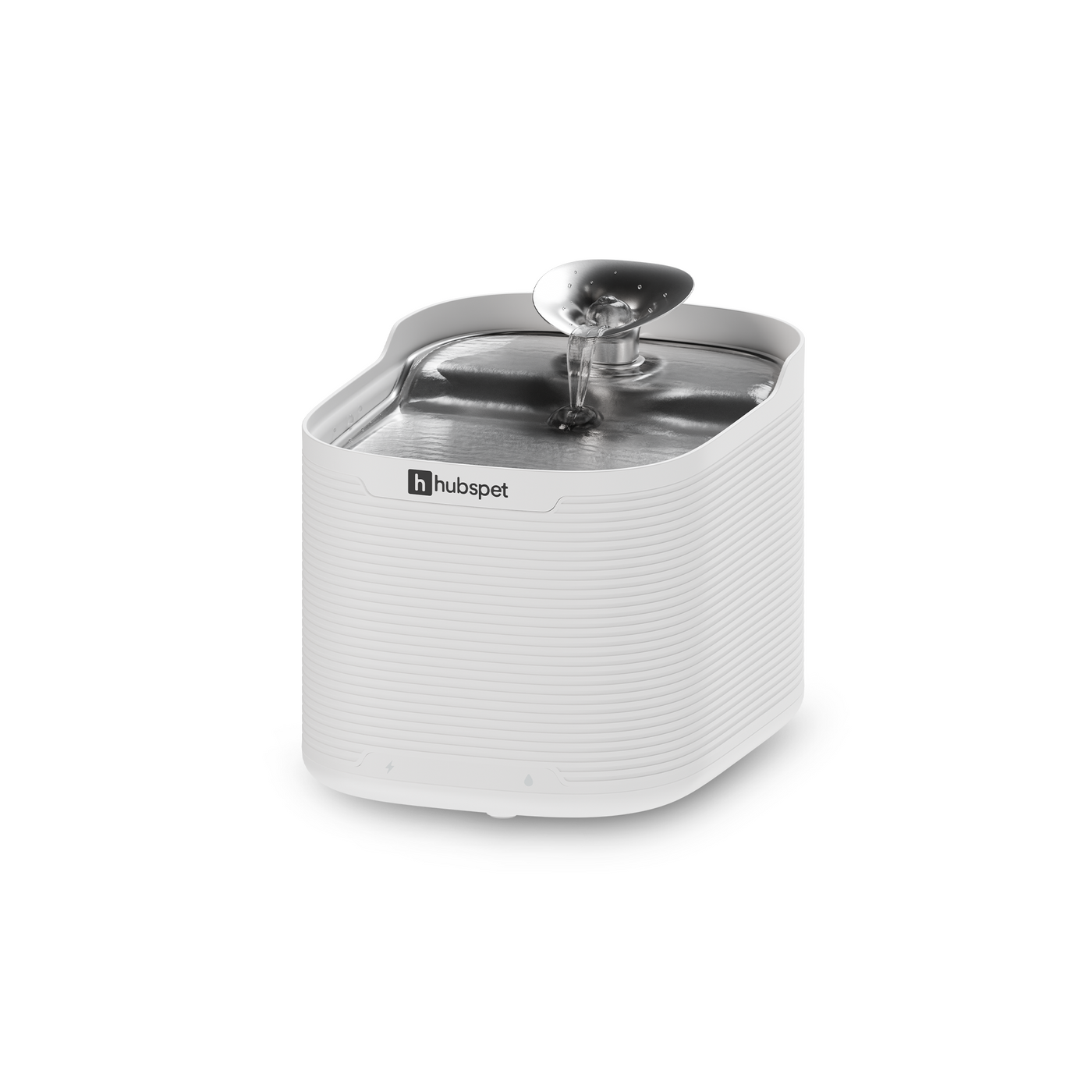Hubspet Kedi Su Pınarı | 5200 mAh, 2.5L, Kablosuz, Hareket Sensörü Modu, Çelik Kase (H312)