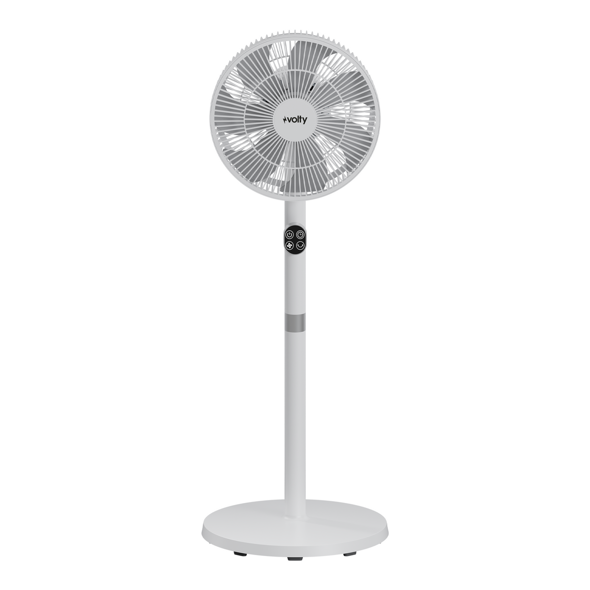 Volty Ayaklı Vantilatör | 23W, 24 Kademe, Kumandalı, Otomatik Salınım, Boy Ayarlı (V0402102)