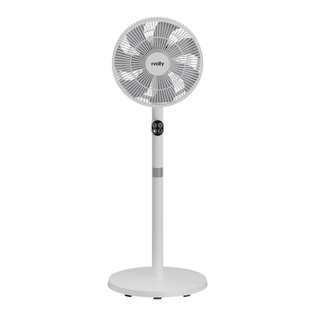 Volty Ayaklı Vantilatör | 23W, 24 Kademe, Kumandalı, Otomatik Salınım, Boy Ayarlı (V0402102)