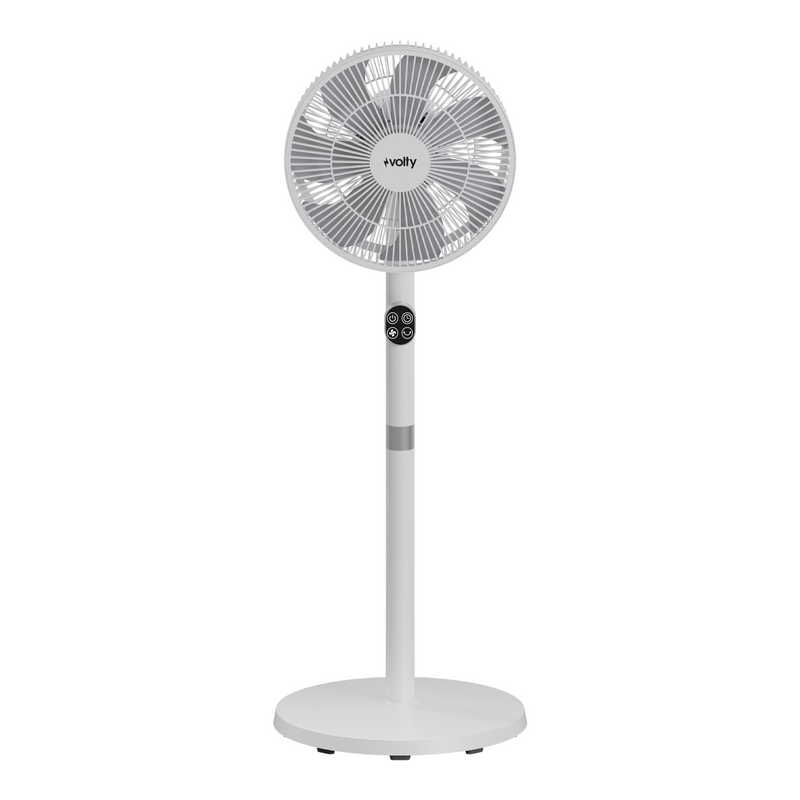 Volty Ayaklı Vantilatör | 23W, 24 Kademe, Kumandalı, Otomatik Salınım, Boy Ayarlı (V0402102)