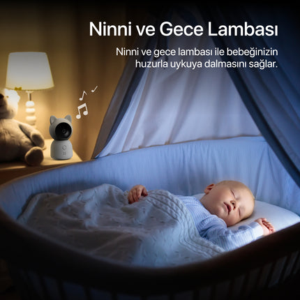 Akıllı Bebek Kamerası Dijital Monitörlü