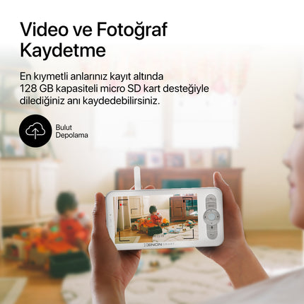 Akıllı Çift Kameralı Monitörlü Bebek Kamerası