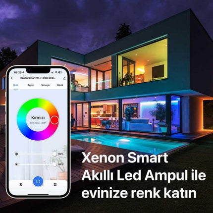 Wi-Fi LED Akıllı RGB Ampul (3 adet)