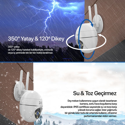 Akıllı Kamera Dış Mekan Wi-Fi