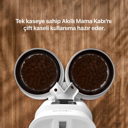 Akıllı Çift Kaseli Mama Kabı