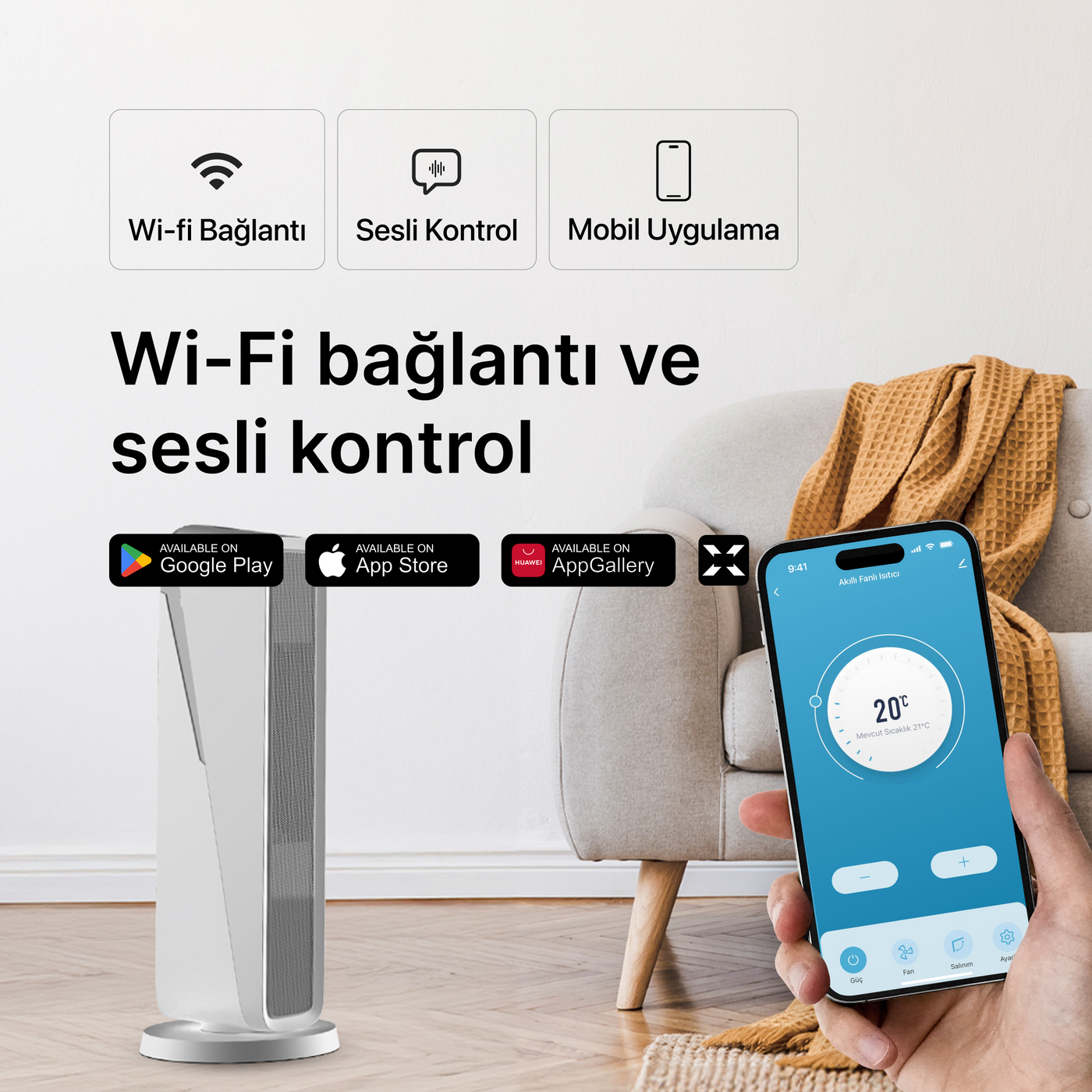 Akıllı Fanlı Isıtıcı