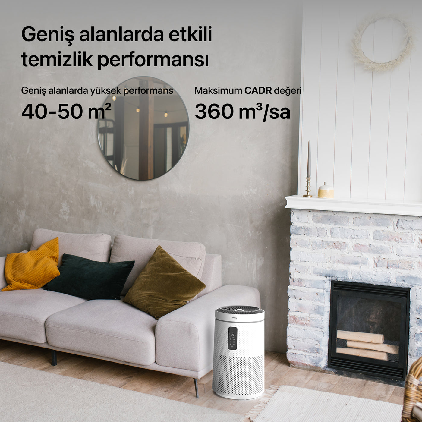 Akıllı Hava Temizleyici Gece Lambalı