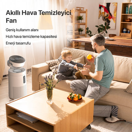 Akıllı Hava Temizleyici Fanlı