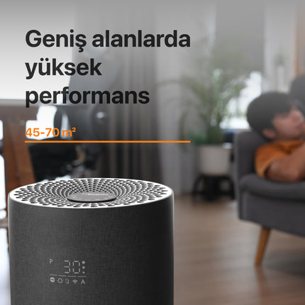 Akıllı Hava Temizleyici Gri