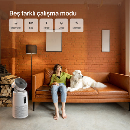 Akıllı Hava Temizleyici Fanlı