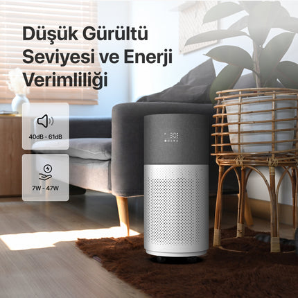 Akıllı Hava Temizleyici Gri