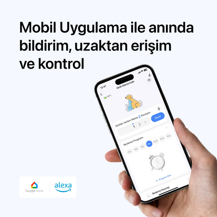 Akıllı Mama Kabı Beyaz