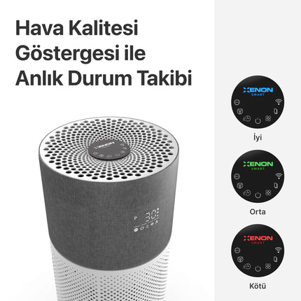 Akıllı Hava Temizleyici Gri