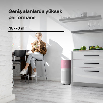 Akıllı Hava Temizleyici Pembe