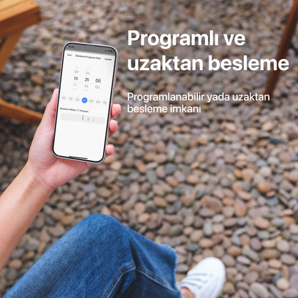 Akıllı Mama Kabı Beyaz