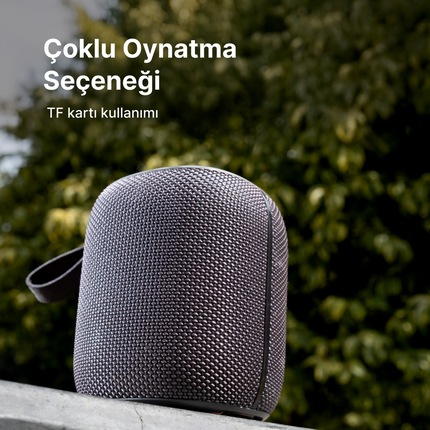 Bluetooth Hoparlör (Gri)