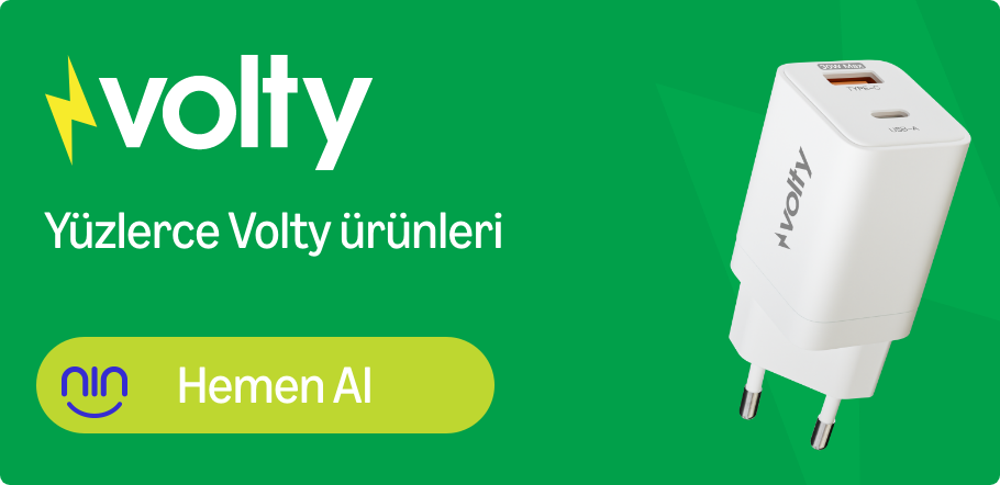 Yüzlerce Volty ürünü — hemen keşfet