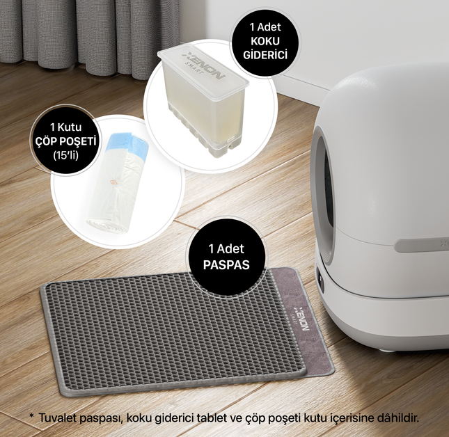 Akıllı Kedi Tuvaleti Kameralı