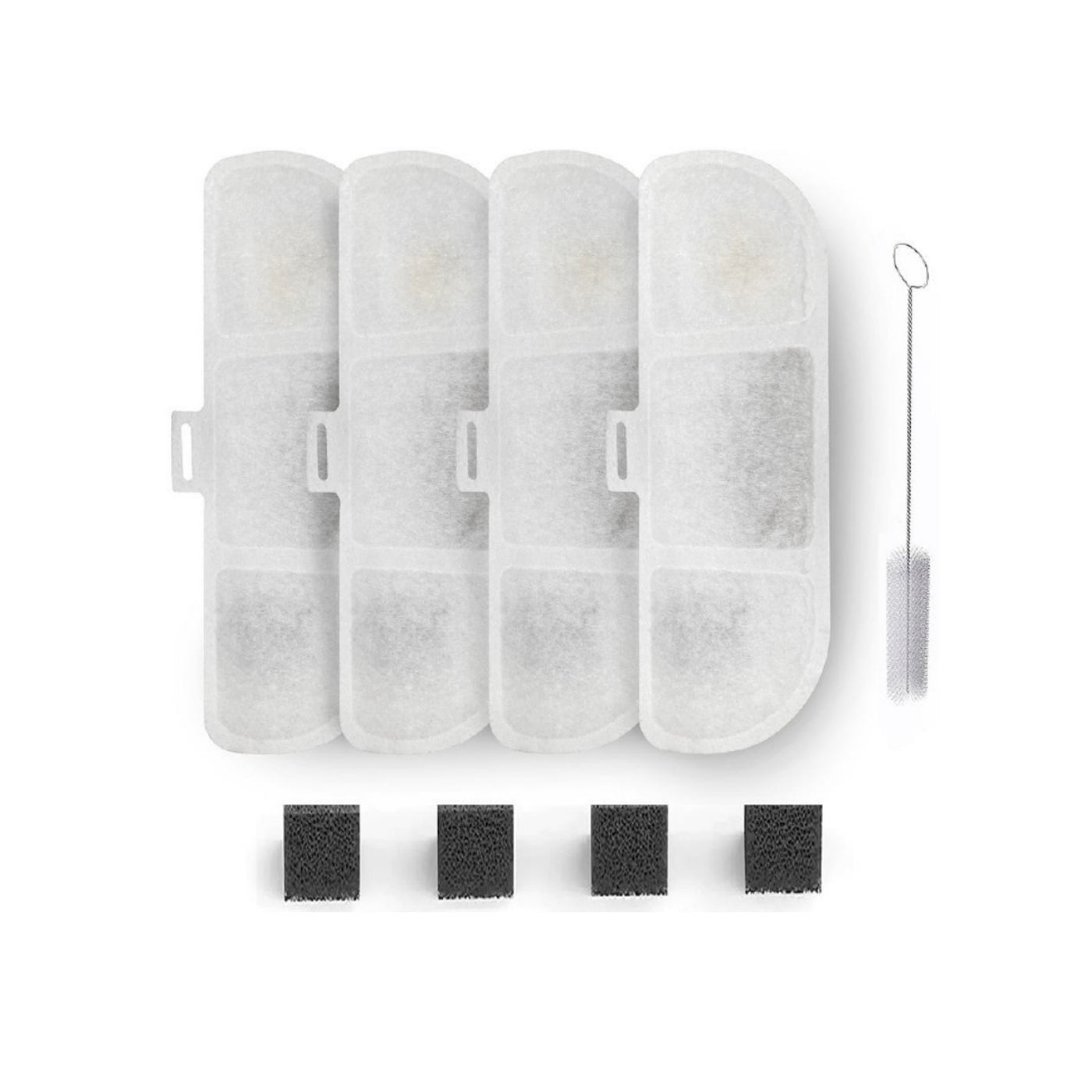 Akıllı Çelik Su Pınarı Yedek Filtreler 4 adet- 20,5 x 8 cm