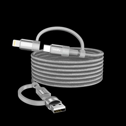 60W 1.2m USB-C + Lightning Kablo