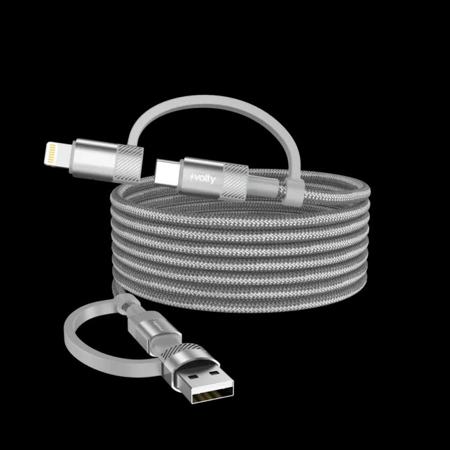 60W 1.2m USB-C + Lightning Kablo