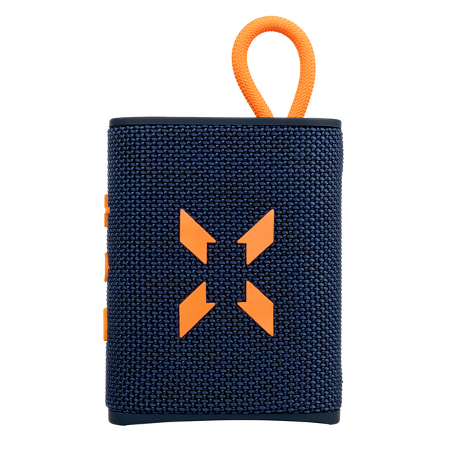 Bluetooth Hoparlör (Lacivert + Turuncu)