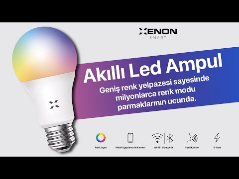 Wi-Fi LED Akıllı RGB Ampul (5 adet)