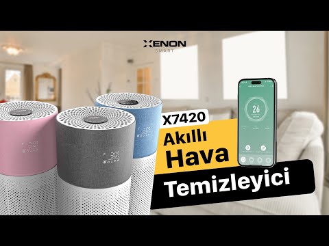 Akıllı Hava Temizleyici Gri