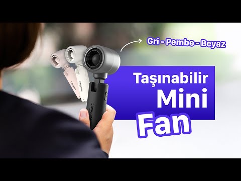 Taşınabilir Mini Fan Beyaz