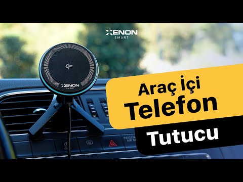 Araç İçi Kablosuz Şarj ve Telefon Tutucu