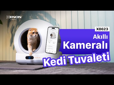 Akıllı Kedi Tuvaleti Kameralı