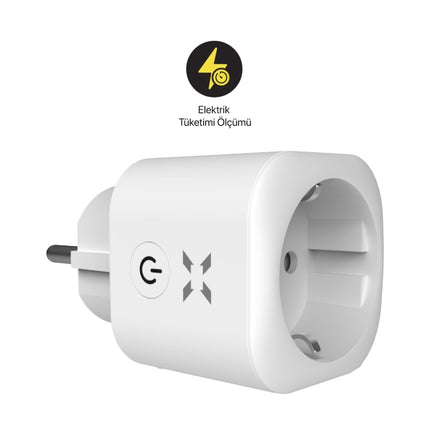 Akıllı Enerji Ölçümlü Akım Korumalı Priz 5li set- X7010-5