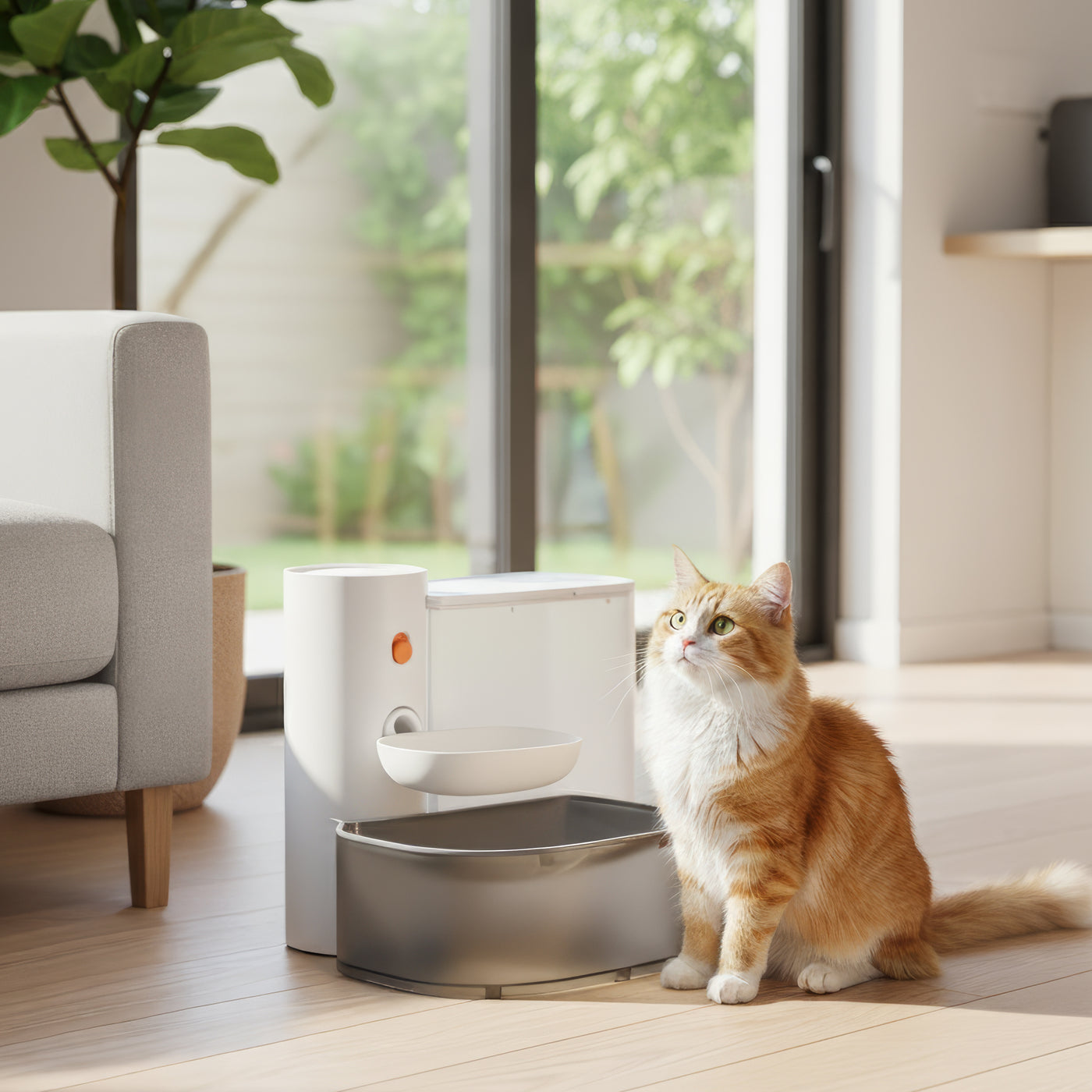 Hubspet Kedi Su Pınarı | Otomatik, Şarjlı, 3L, 180 Gün Pil Ömrü, Kablosuz, Akıllı Su Sebili (H310)