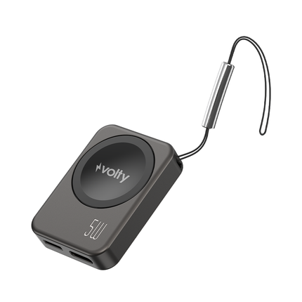 Volty Kablosuz Şarj Standı | 5W, Akıllı Saat Uyumlu, Taşınabilir Ultra Küçük, Manyetik, 28g (V0104001)