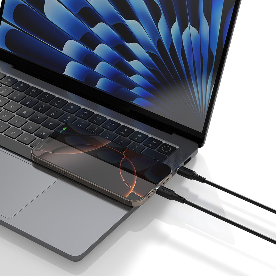 Volty Type-C to Lightning iPhone Şarj Kablosu | 30W PD Hızlı Şarj, 480Mbps, 1.2m (Siyah-V0207003)