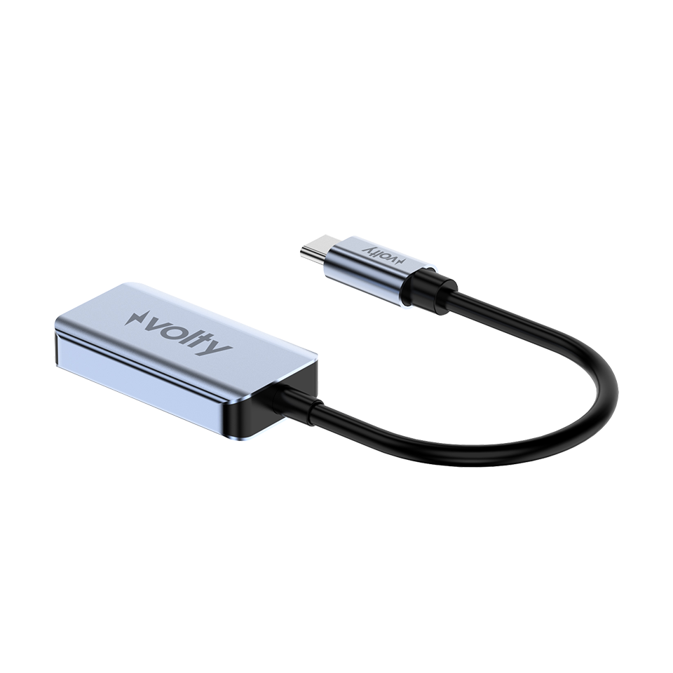 Volty Type-C to HDMI 4K 60Hz Görüntü Aktarıcı | Dönüştürücü, Alüminyum, CS5265 (V0302001)