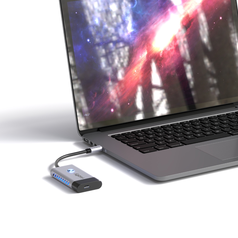 Volty Type-C to HDMI Kablosuz Görüntü Aktarıcı 4K | 30-50m Bağlantı, 100W PD Hızlı Şarj, 5GHz (V0302002)