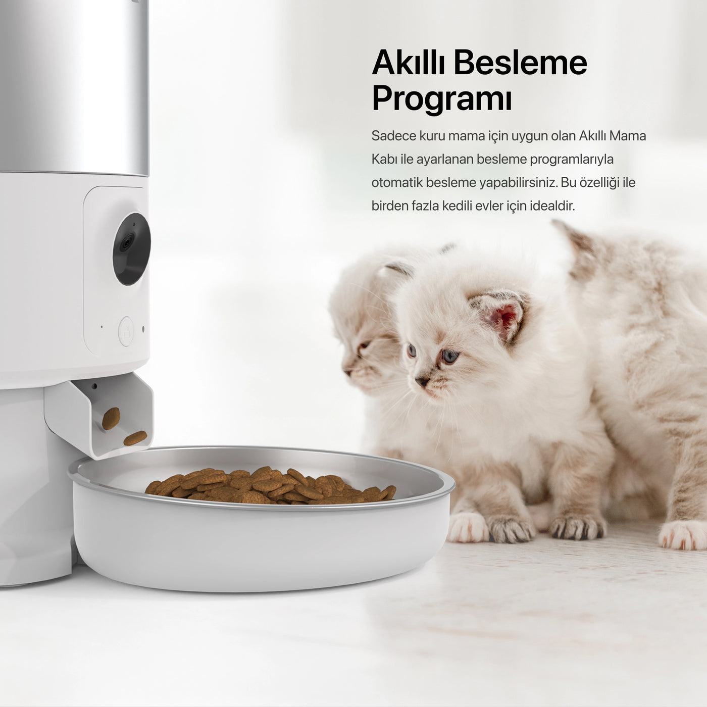 Akıllı Çelik Mama Kabı